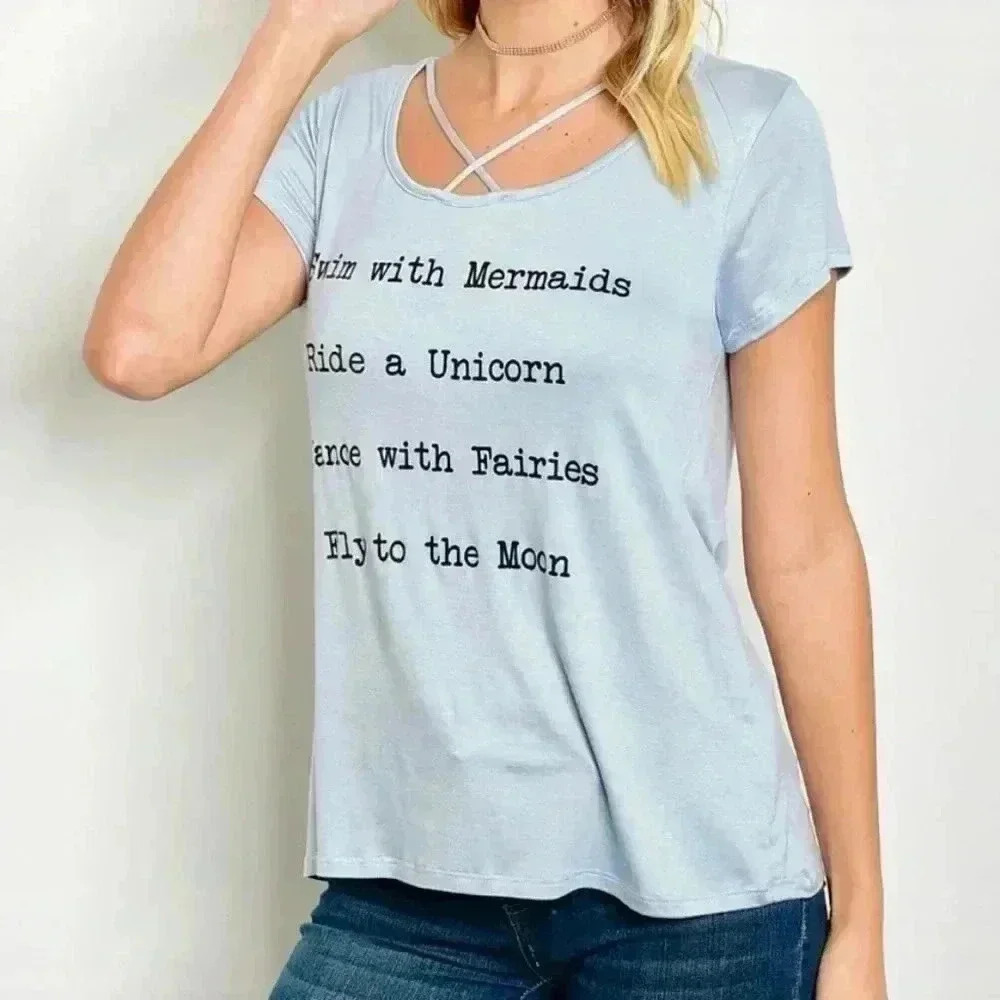 "Harley" Cross Yoke Tee